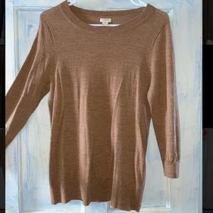 Tan JCrew Sweater